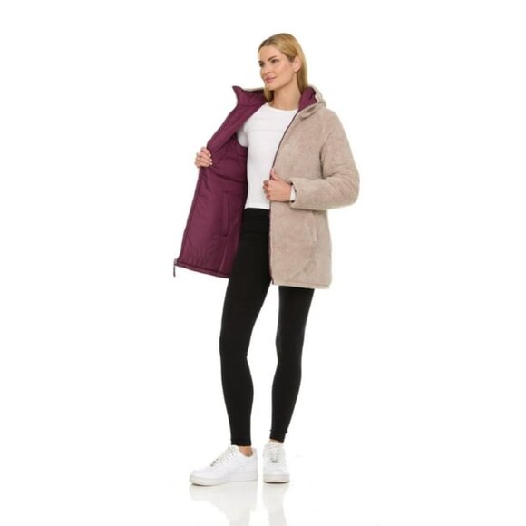 Brand New ARCTIC QUEST Women's Jacket -Size L Water Resistant Reversible - Picture 7 of 7